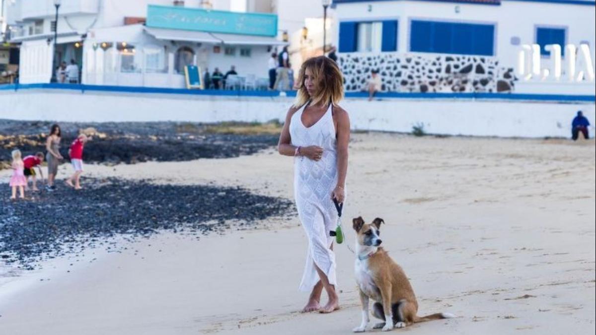 María Patiño en Fuerteventura