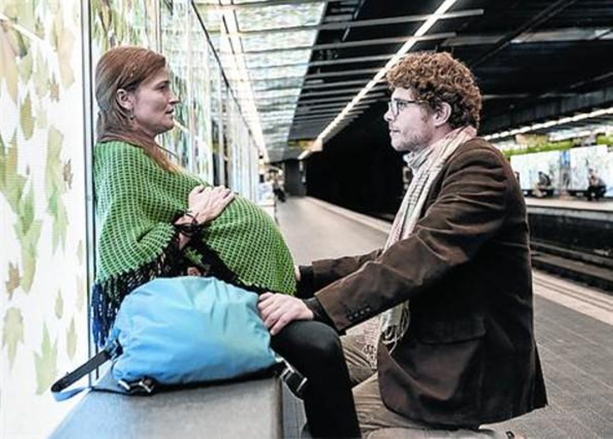 Cristina Genebat (Maria) i Ernest Villegas, a ’Santa Nit’. Cristina Genebat (Maria) i Ernest Villegas, a ’Santa Nit’.