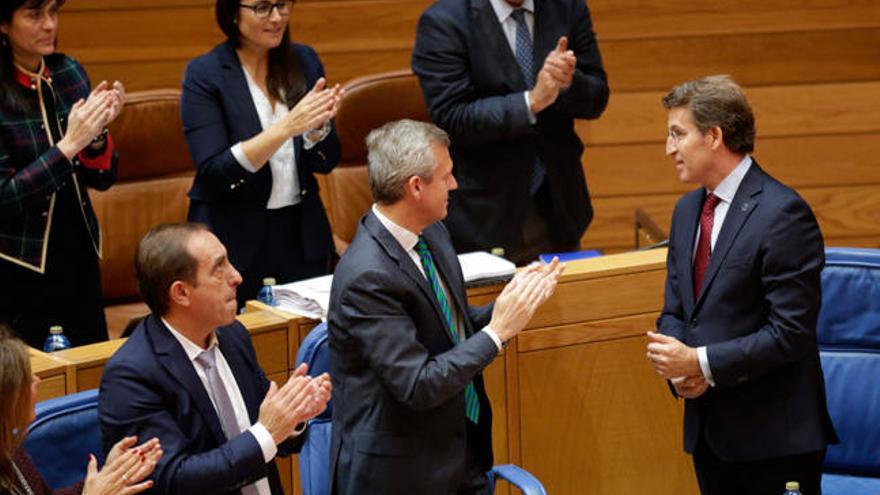 Núñez Feijóo rematado su discurso en el Debate del Estado de la Autonomía // Lavandeira Jr.