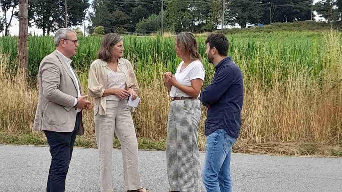 Visita de Belén Cachafeiro, diputada provincial, a Maceira Boa
