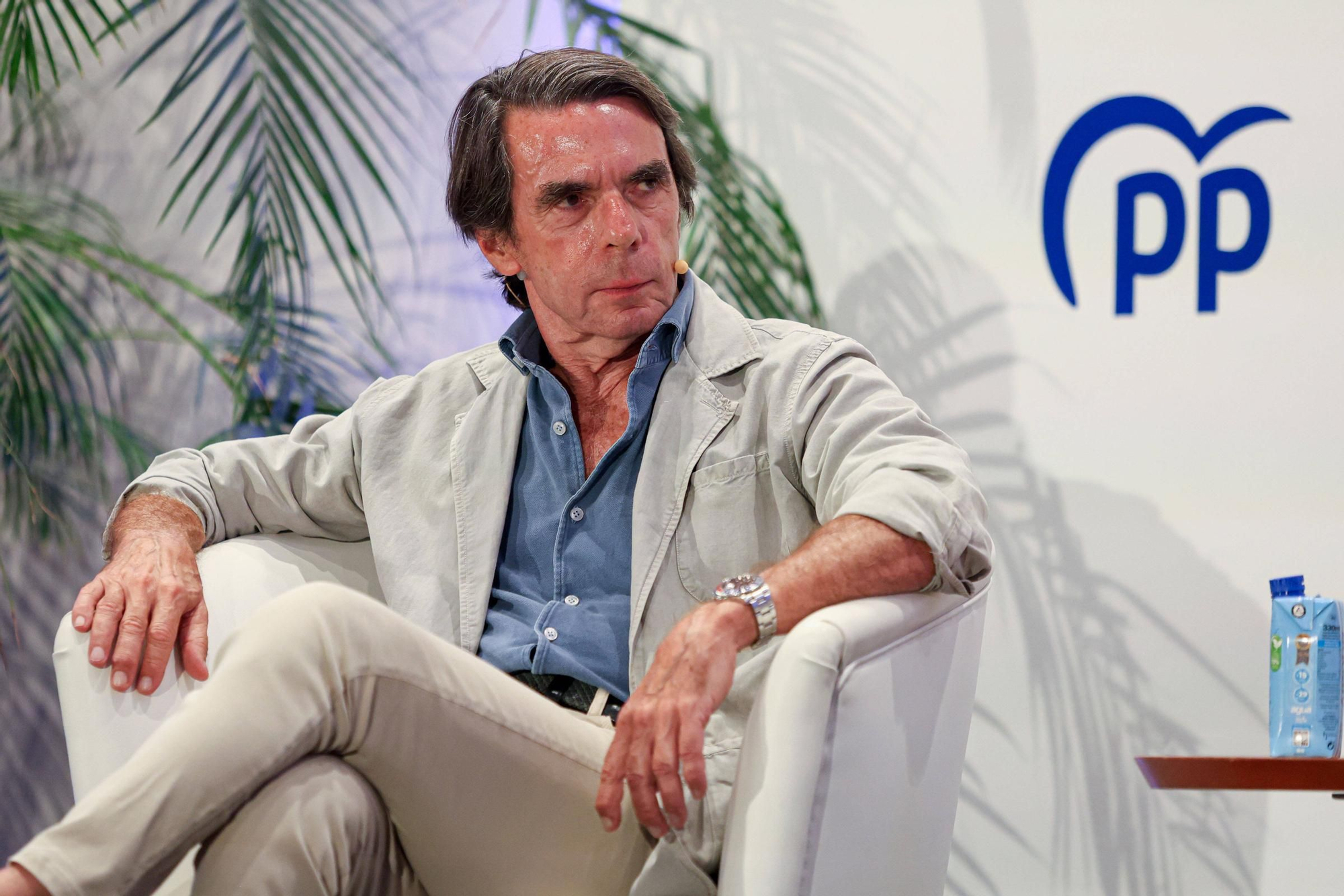 Aquí están las imágenes de José María Aznar en la Conferencia Política del PP de Ibiza