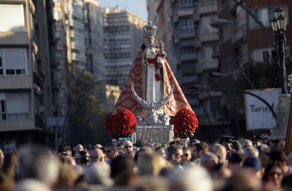 La Virgen de la Fuensanta regresa al Santuario