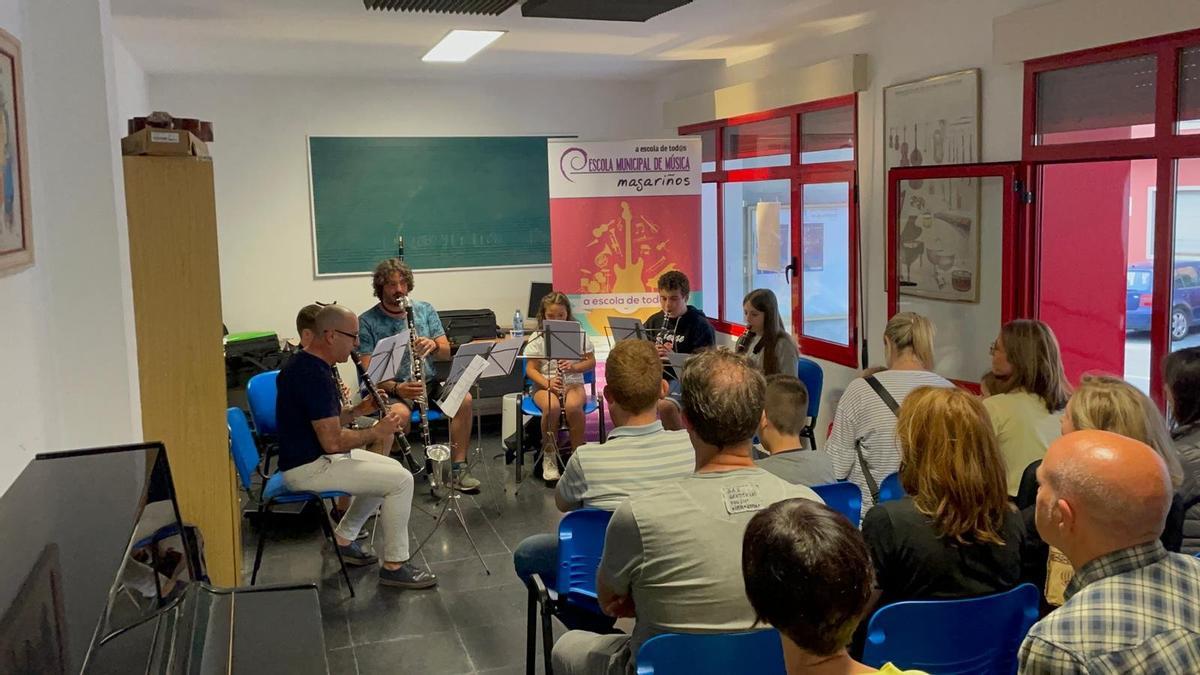 Un concierto de la Escola de Música Magariños de Brión