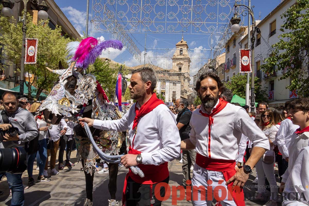 Recorrido Caballos del Vino día dos de mayo en Caravaca