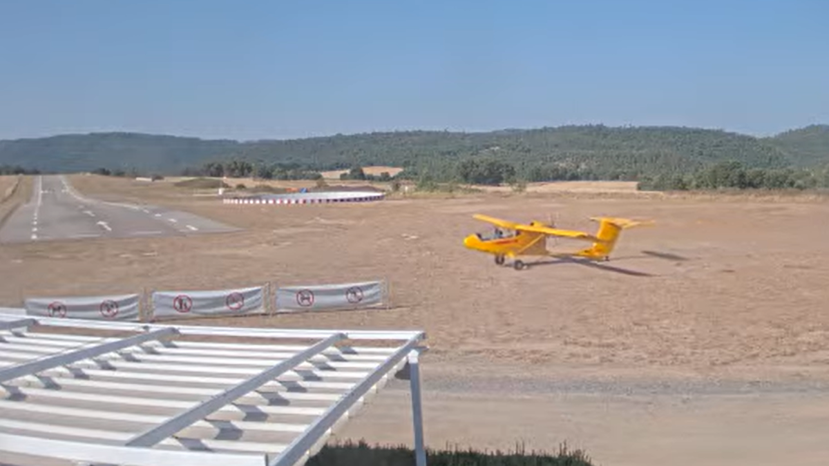 Mor el pilot duna avioneta en estavellar-se a laeròdrom de Moià (Barcelona).