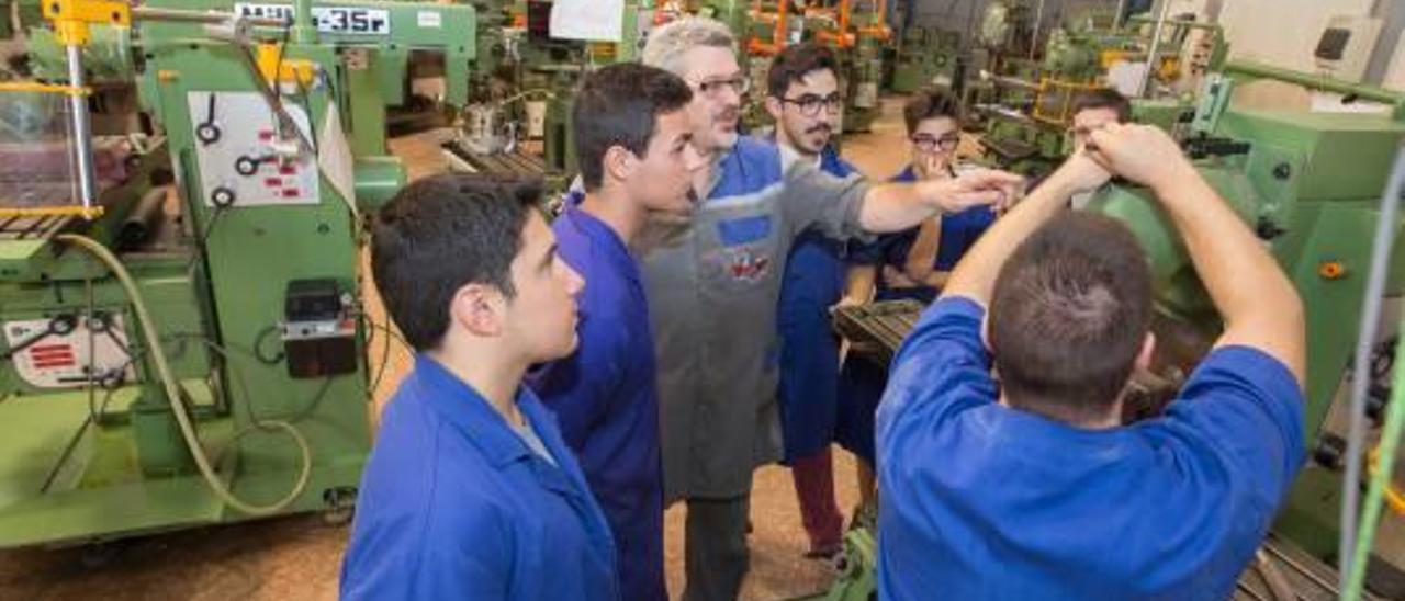 Estudiantes de Formación Profesional en prácticas.