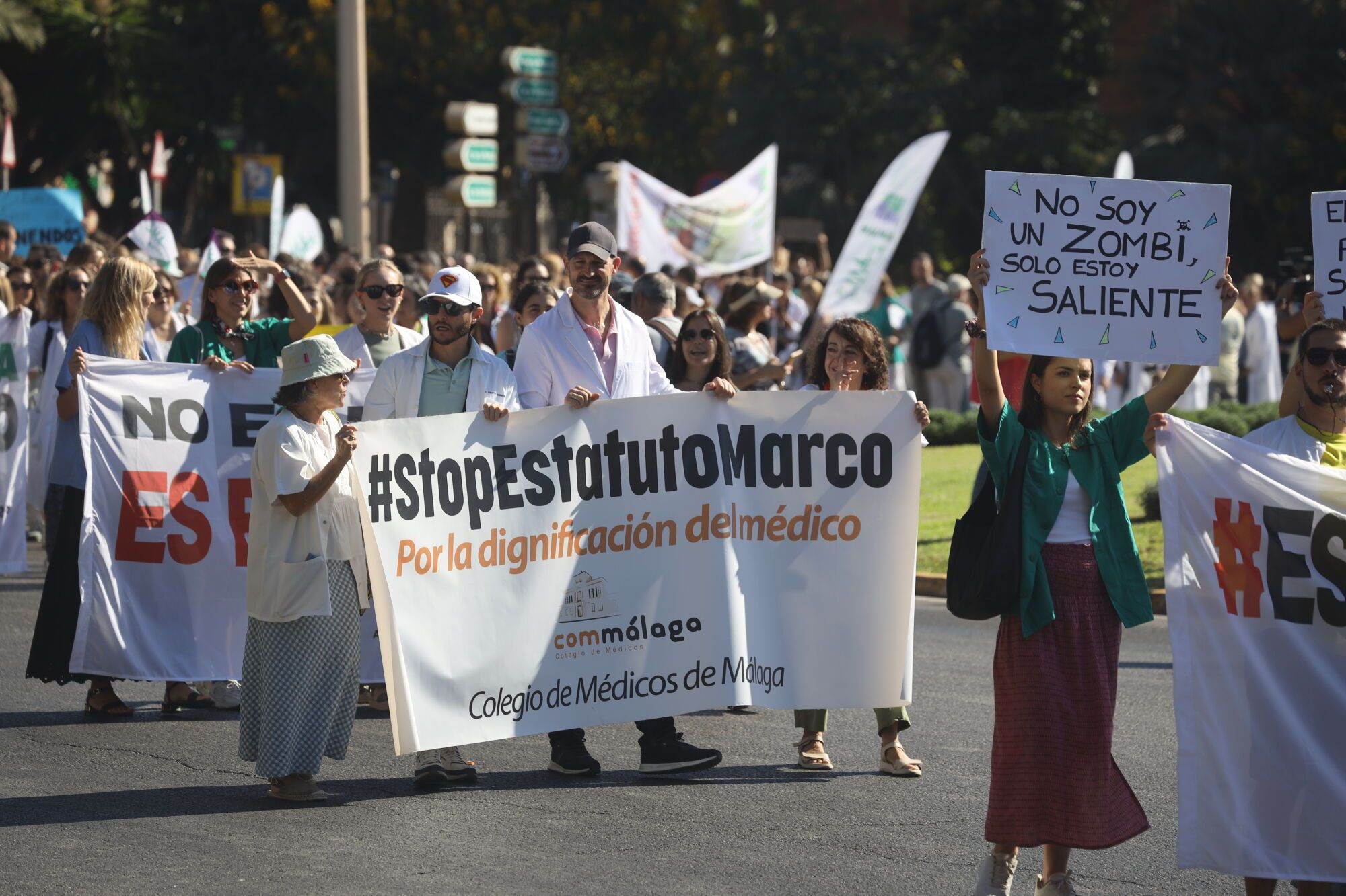 MLG 03-10-2025 Manifestación de la sanidad pública en Málaga.