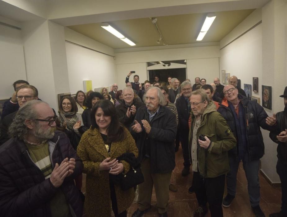 Homenaje a Manuel Fernández-Delgado en la galería Chys de Murcia