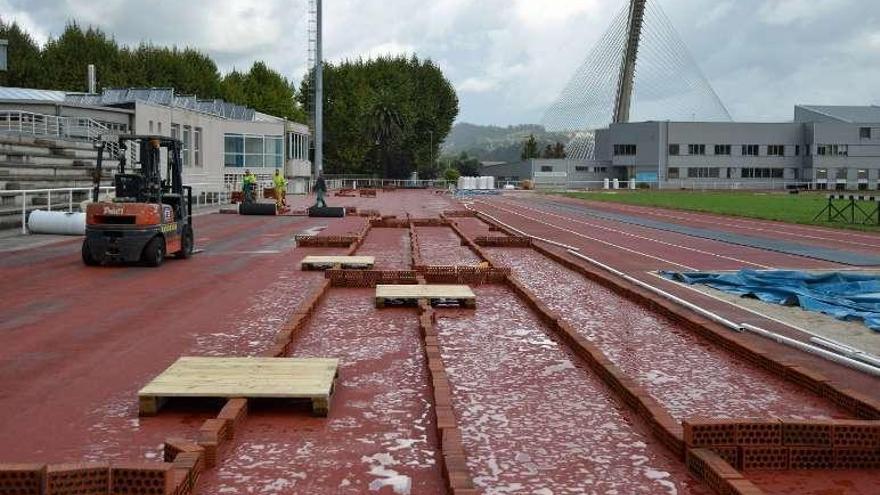 Estado actual de las obras en el Estadio de la Juventud. // G. Santos