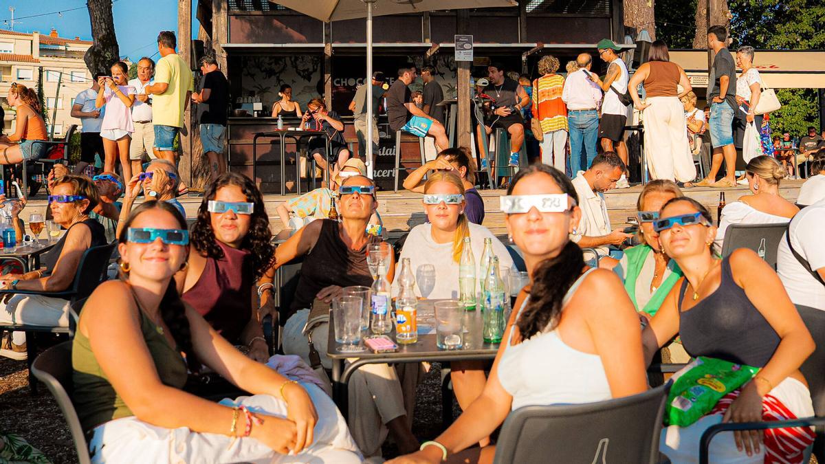 El eclipse desde Arousa, en imágenes El eclipse desde Arousa, en imágenes