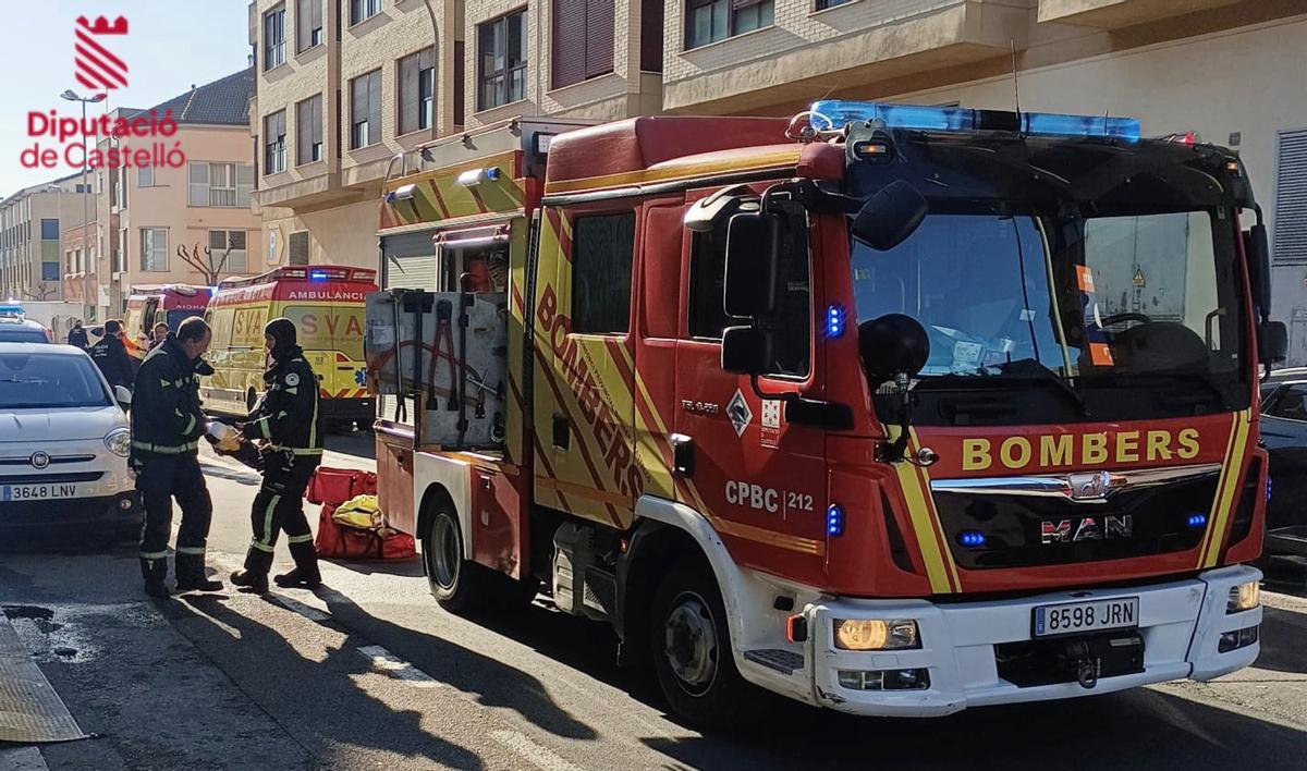 Los bomberos del Consorcio Provincial han actuado en el lugar de los hechos.