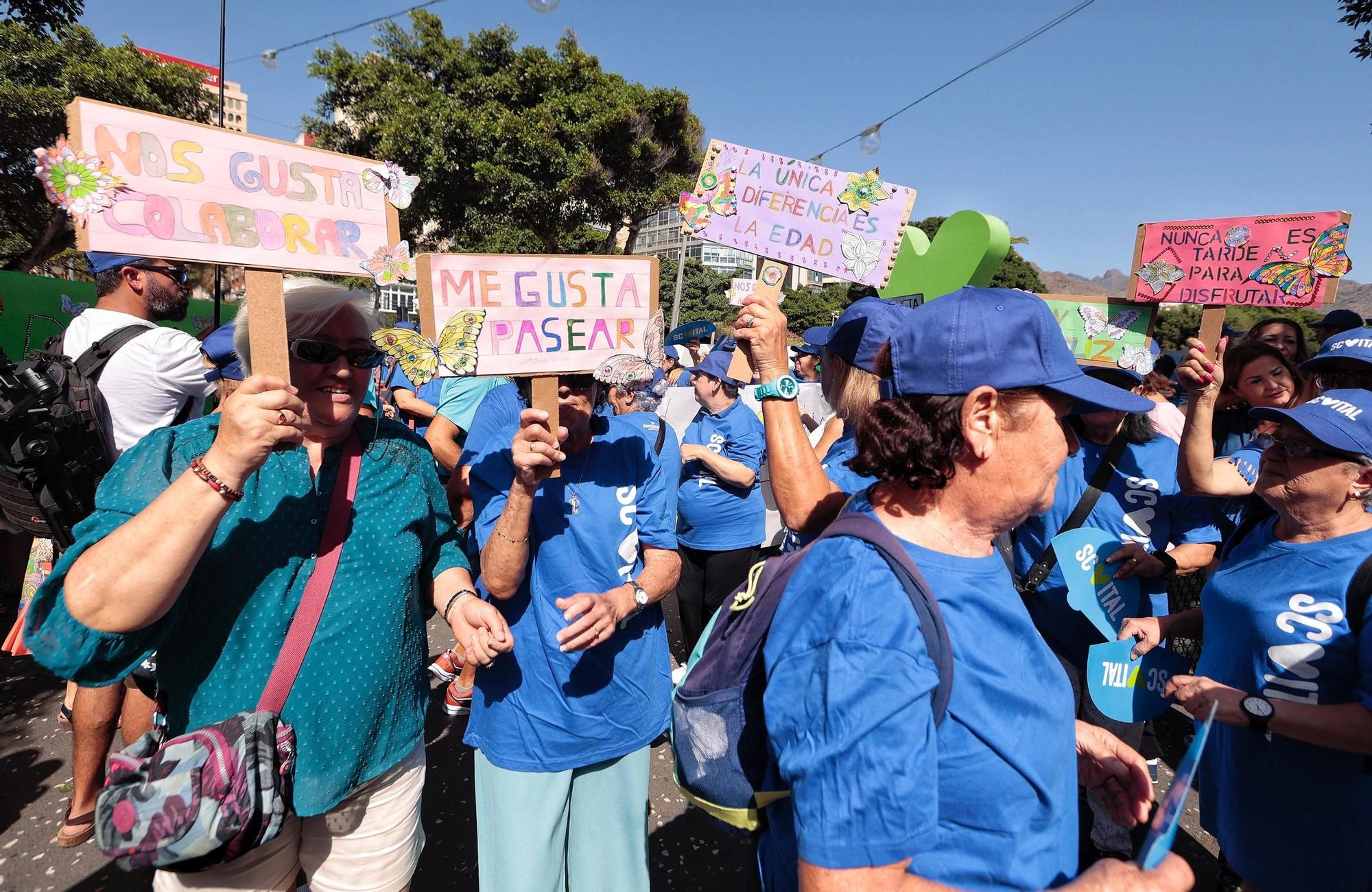 Flashmob de mayores en Santa Cruz de Tenerife