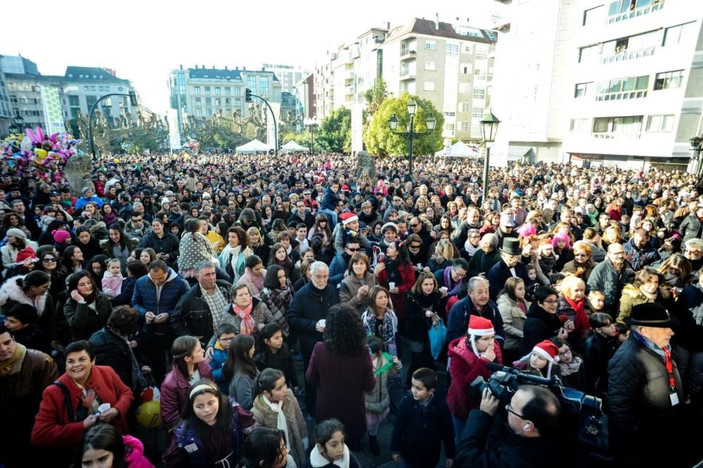 Celebración anticipada de Año Nuevo en Vilagarcía