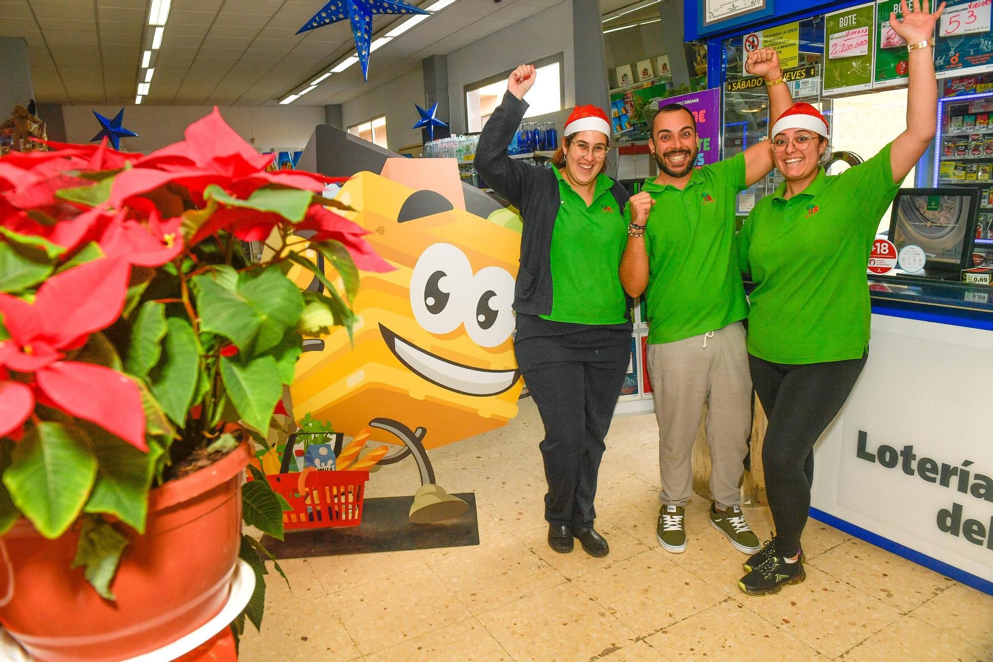 La Lotería de Navidad riega Gran Canaria de premios