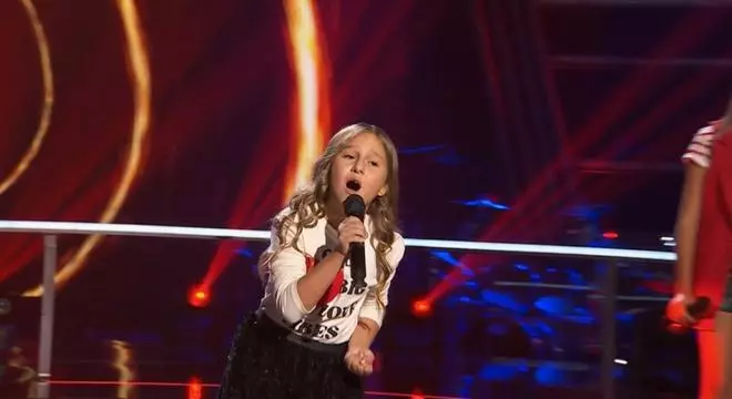 FOTOS | Dulce María, la concursante de Mallorca en  'La Voz Kids', se enfrenta a las batallas este sábado