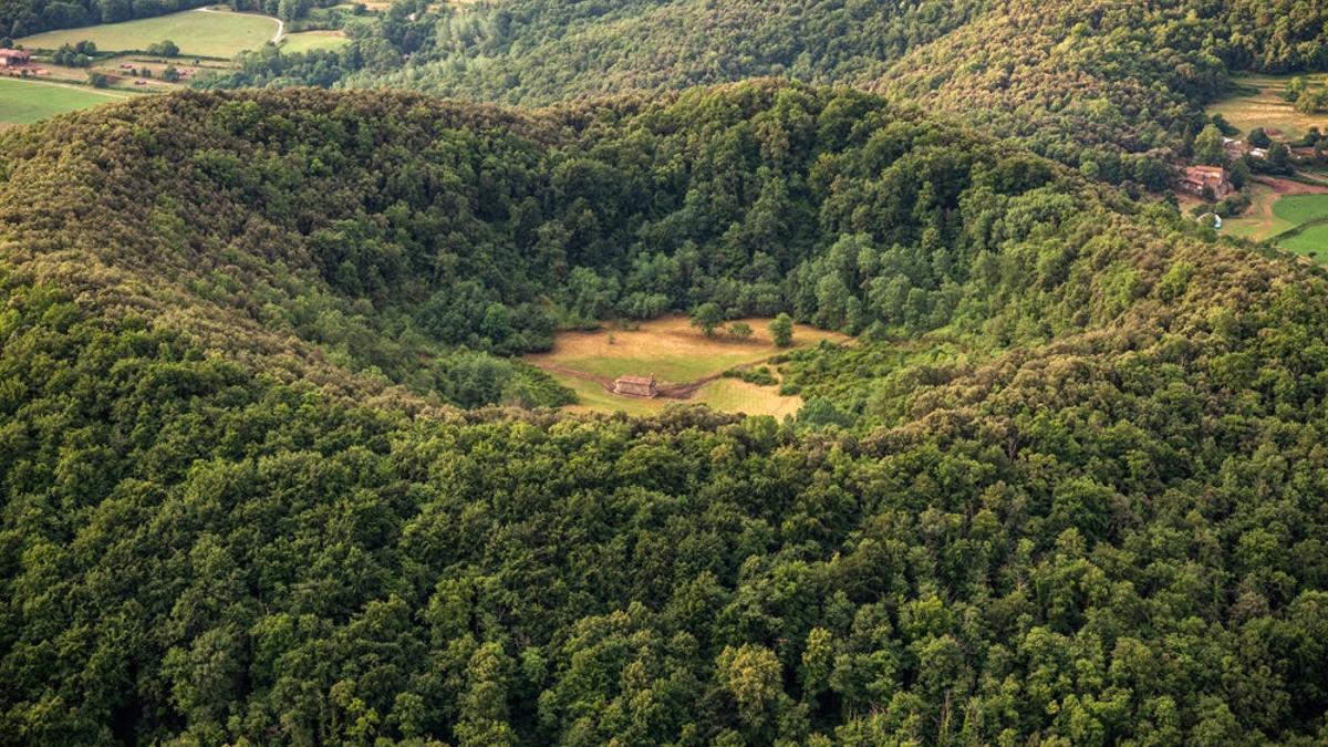 Volcán Santa Margarida Garrotxa ermita