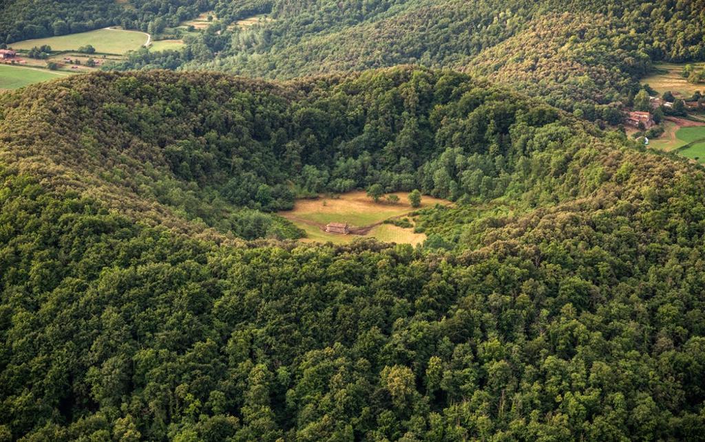 Volcán Santa Margarida Garrotxa ermita