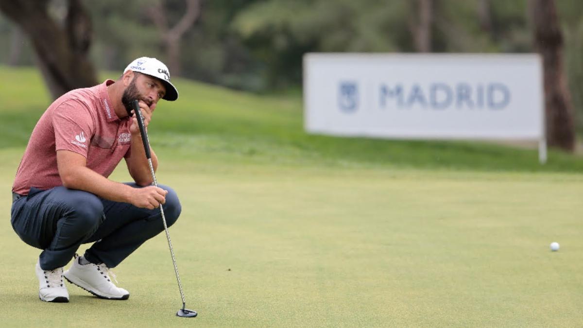 Rahm durante el Abierto