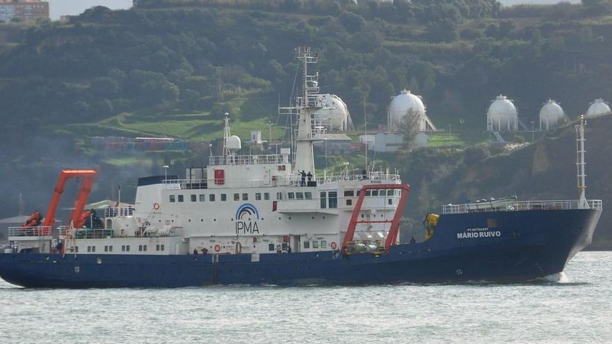 El “Mário Ruivo”, en aguas
portuguesas.   | // IPMA