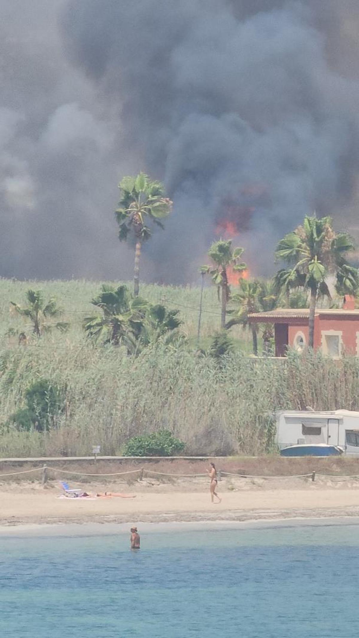 Incendio en Ses Feixes