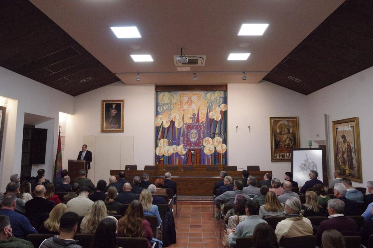 Presentación del proyecto del nuevo trono de Salutación, obra de Manuel Toledano