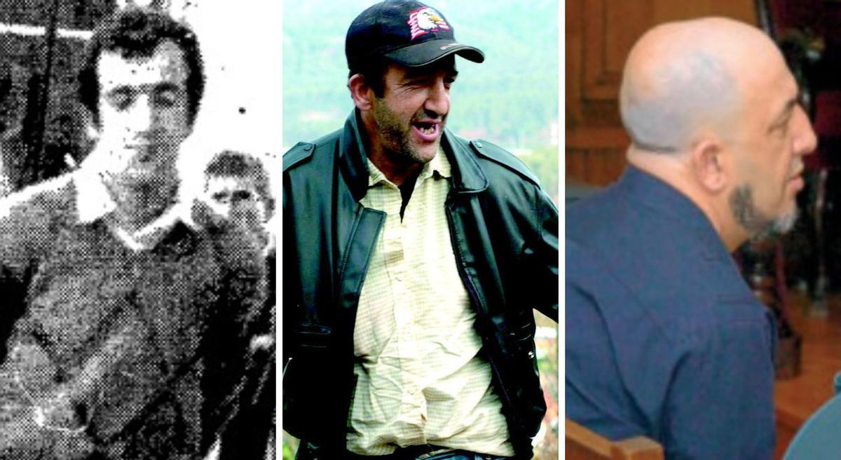 Diferentes imágenes de José Manuel Durán González, «O Chioleiro», el presunto autor del crimen de la maleta.