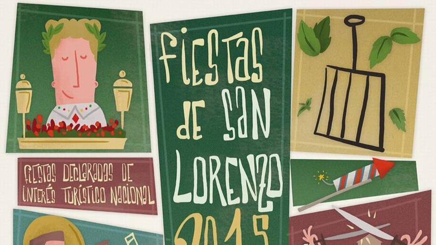 Presentado el cartel oficial de las Fiestas de San Lorenzo 2015