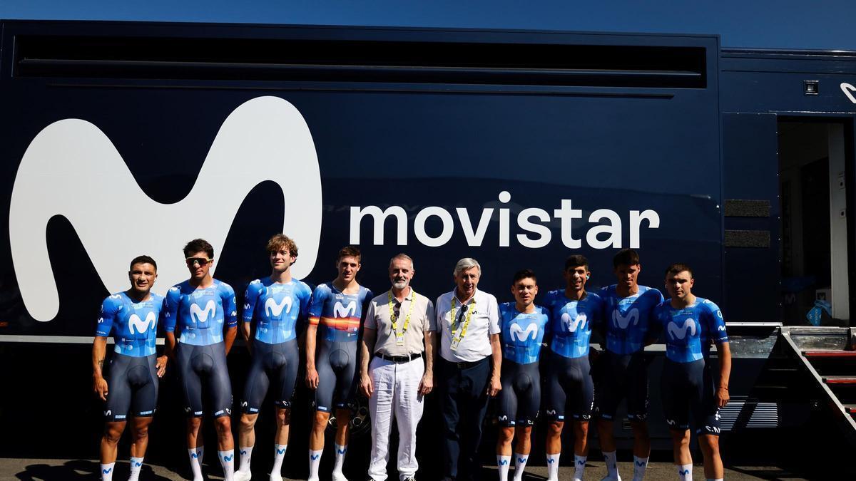 TOUR DE FRANCIA | El Movistar comienza el Tour en Barcelona con guiño a la Sagrada Família
