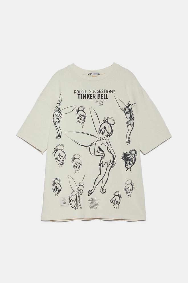Camiseta Peter Pan de Zara. (Precio: 15,95 euros)
