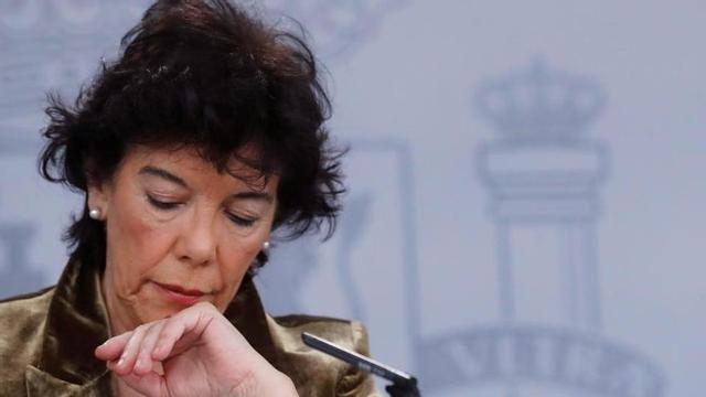 La ministra de Educación, Isabel Celaá.