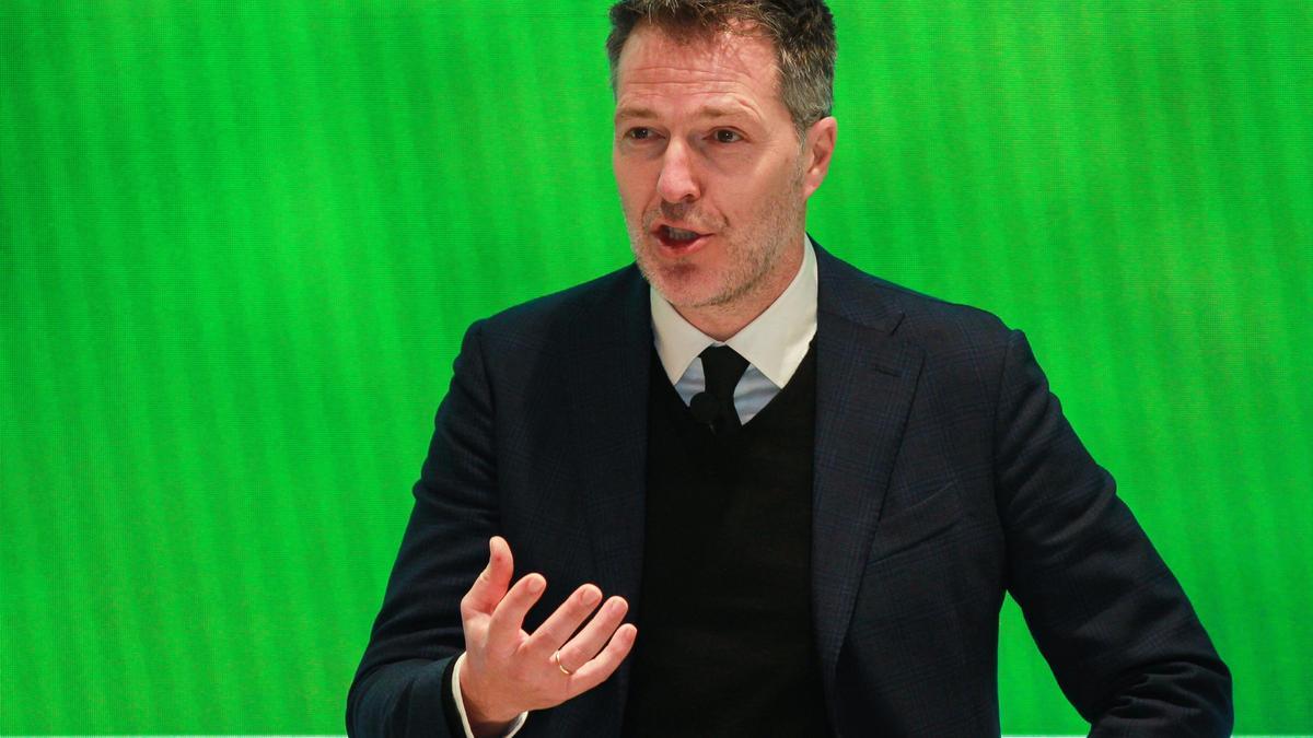 Archivo - Bernd Reichart, Chief Executive Officer A22 Sports Management attends the media during the conference on "the future of football in the European Union: the case of the Super League" at the Clifford Chance Auditorium on December 02, 2022 in Madri