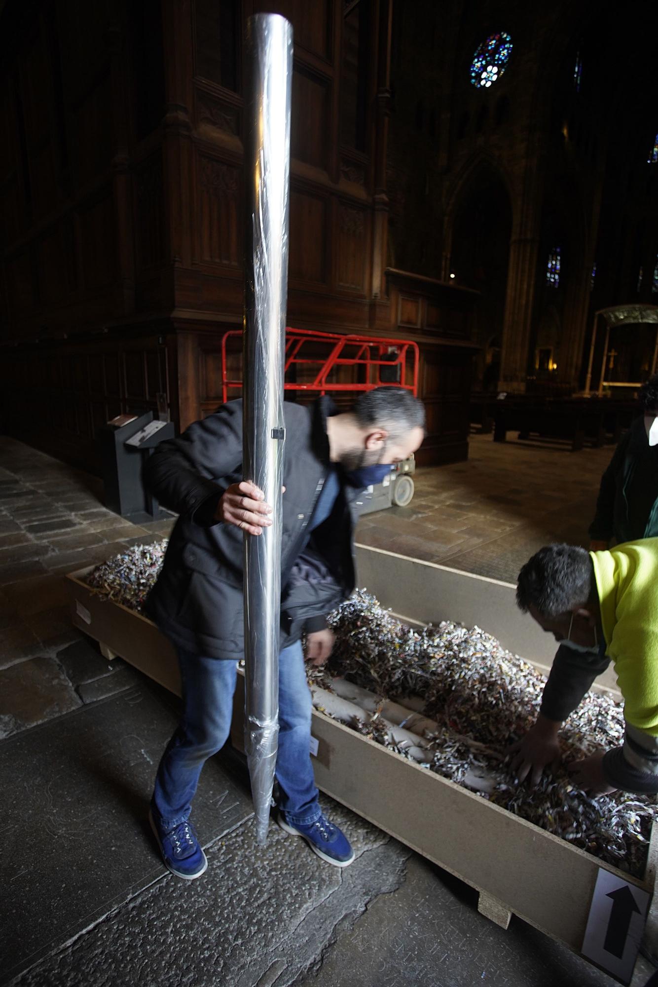 Fil a l’agulla per acabar l’orgue de la Catedral setanta-nou anys després