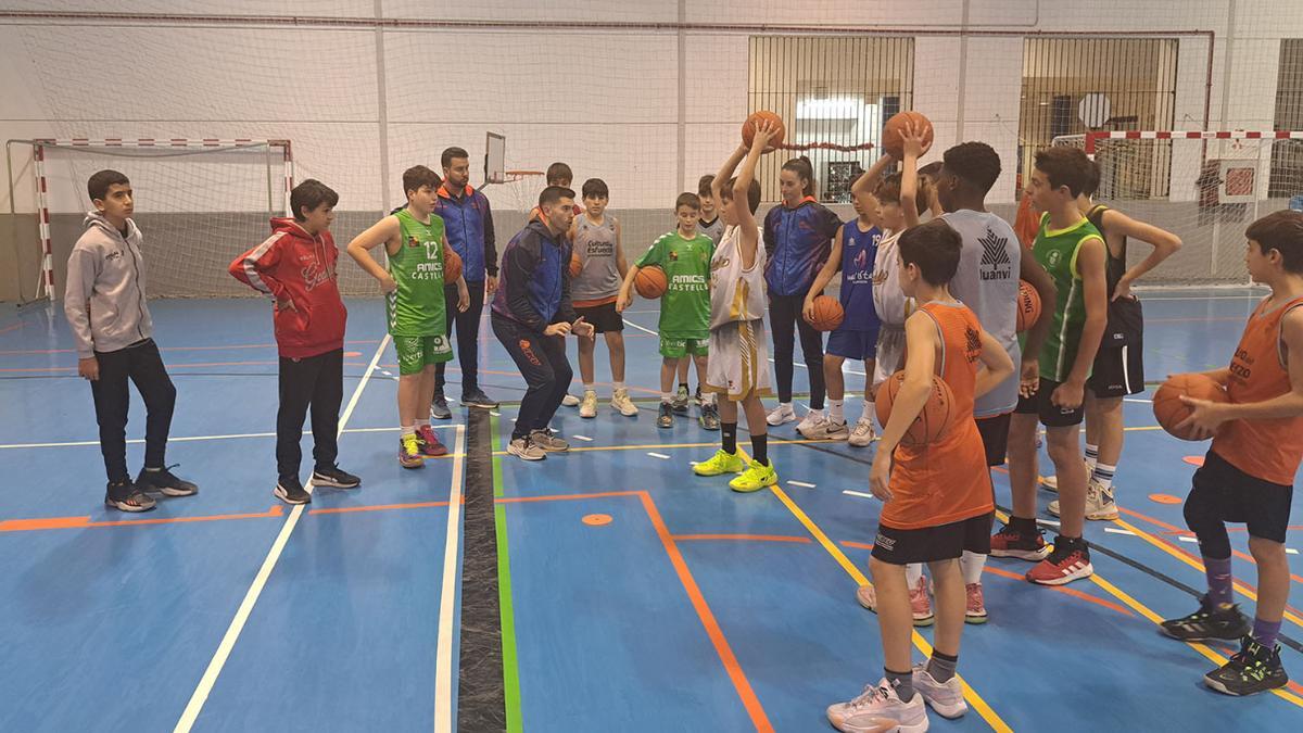 Entrenamiento d ela Preselección Alevín masculina.