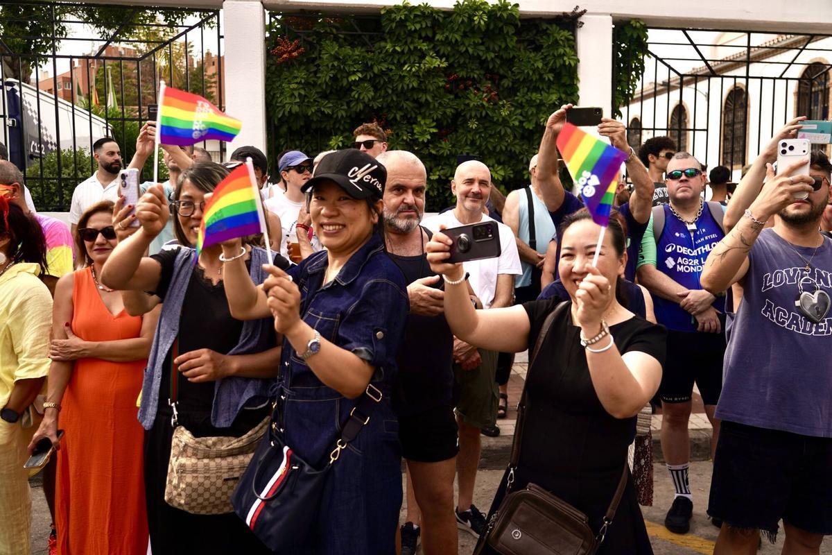 Celebración de la Pride, marcha del Orgullo en Torremolinos