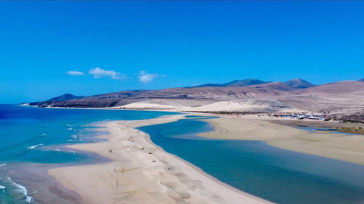 Playa de Sotavento, en Fuerteventura