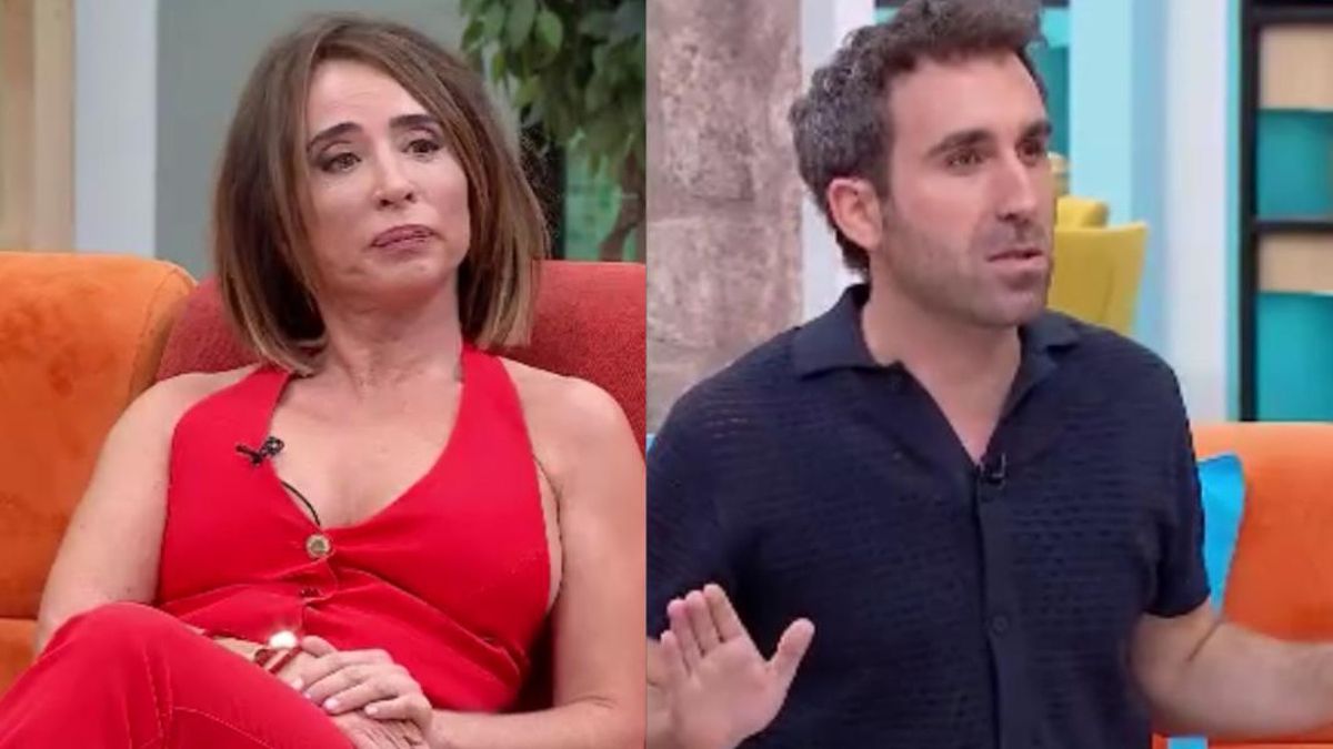 María Patiño y Aitor Albizua, en 'La familia de la tele'.