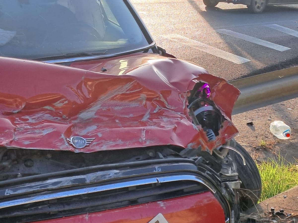Estas son todas las fotos del accidente de tráfico cerca de Sant Rafel