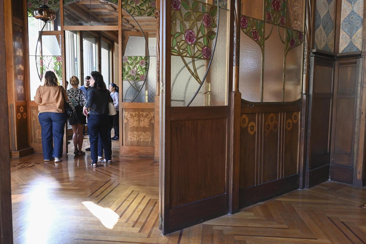 Interior de la casa Lleó i Morera en el número 35 del paseo de Gràcia