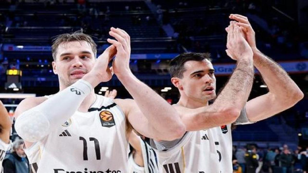Real Madrid, en su victoria contra el Zaragoza (99-78) de la Liga Endesa
