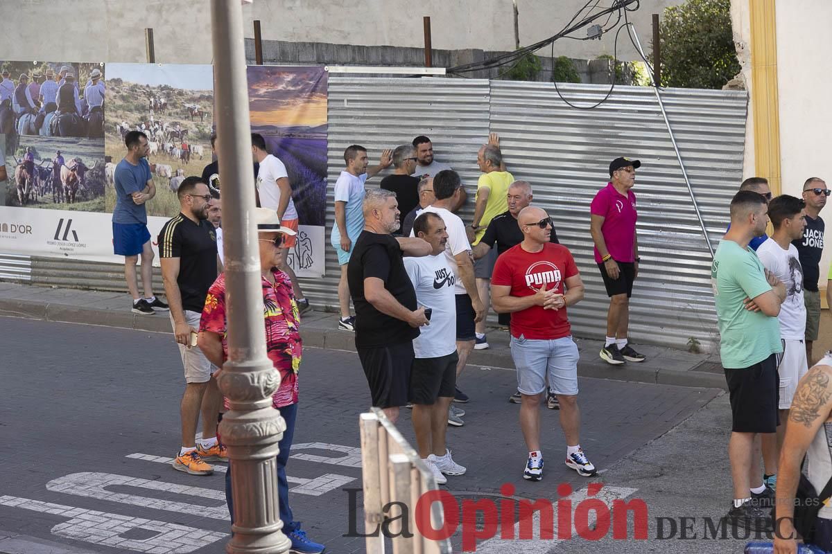 Cuarto encierro en las Fiestas de Moratalla