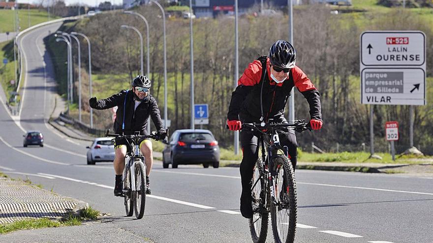 Los ciclistas aprovecharon el buen tiempo.