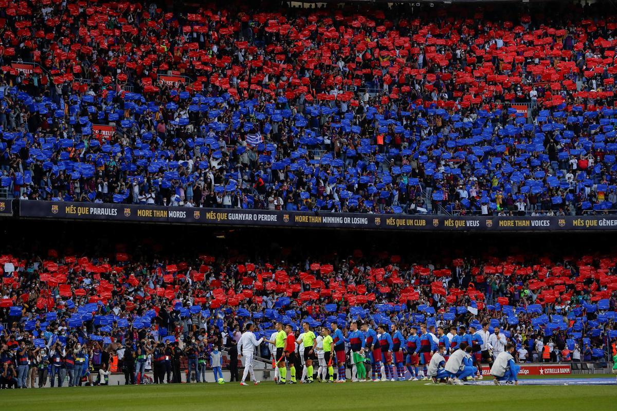La afición vuelve al Camp Nou para vivir un Barça - Real Madrid.
