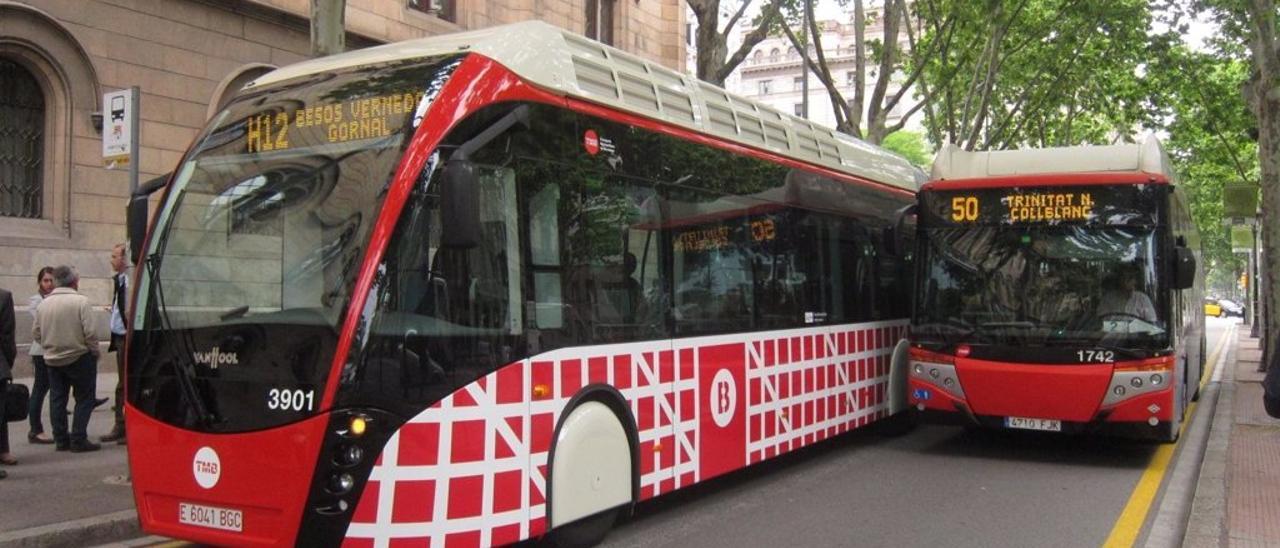 Autobuses en Barcelona