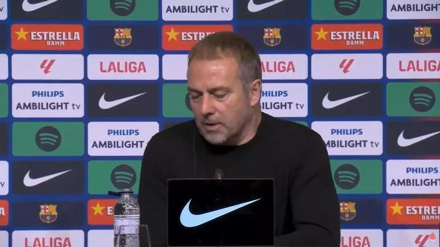 Flick: "El equipo está en un buen momento, se nota en el ambiente"