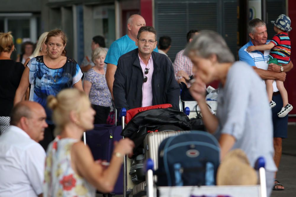 Operación retorno en el aeropuerto de Málaga