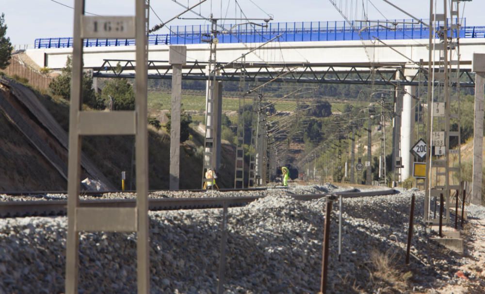 Abren el tramo afectado por las lluvias en la Font de la Figuera