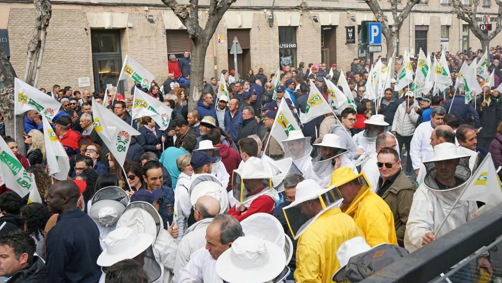 Así ha sido la manifestación de los agricultores