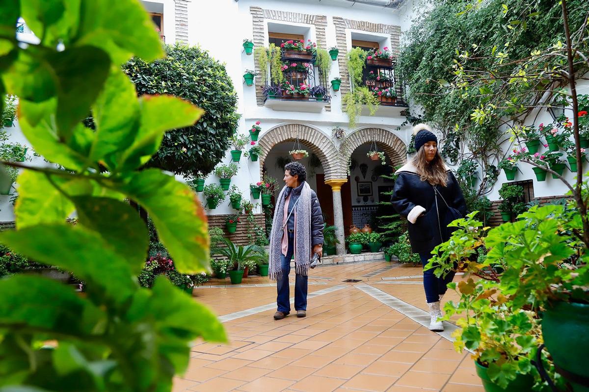 Patio de Córdoba durante su apertura en Navidad.