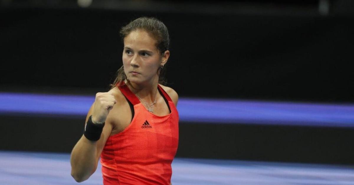 Daria Kasatkina celebra un punto