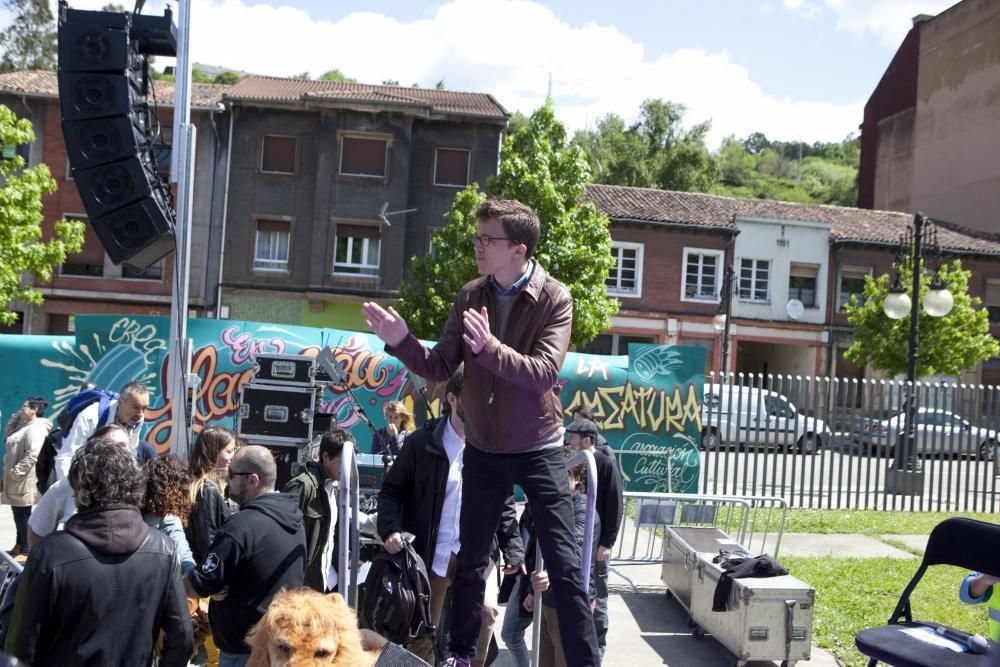 Acto de Podemos con Íñigo Errejón en La Felguera